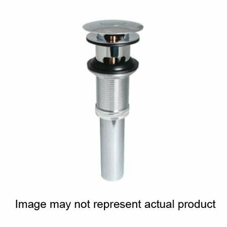 PLUMB PAK Stylewise Pushbutton Sink Drain, 1-14 in Connection, Brass, Brushed Nickel K820-75BN